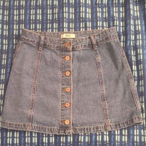 Forever 21 Blue Denim Mini Skirt